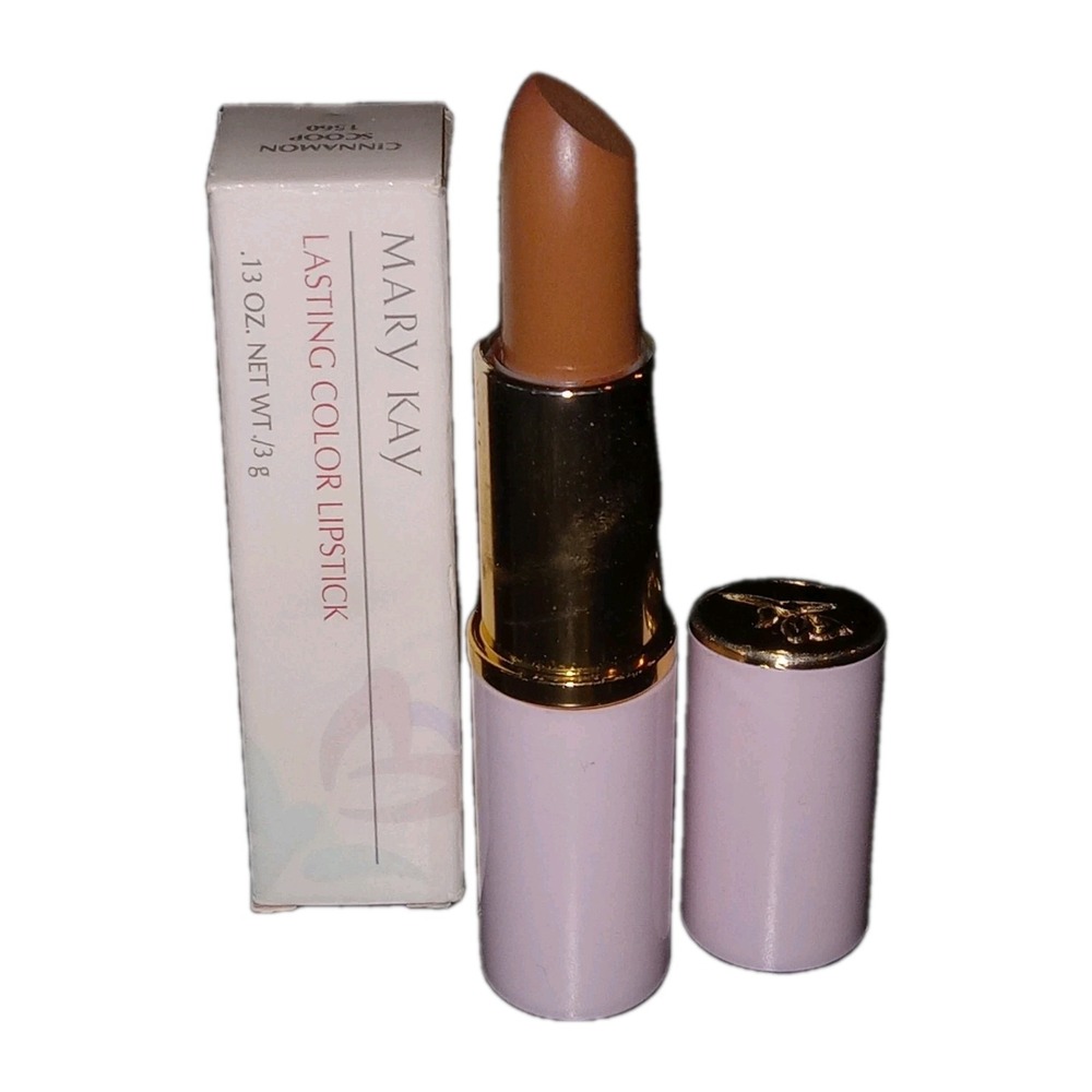 MARY KAY Lasting Color Lipstick ** CINNAMON SCOOP ** NIB stocking stuffer FALL